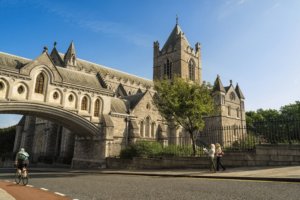 View of Chrisht Church Cathedral Dublin