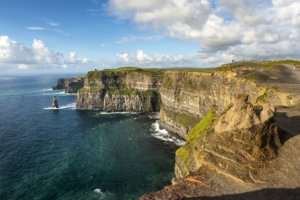 A view over the craggy Cliffs of Moher